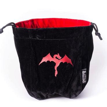 Microfiber Self Standing Dice Bag