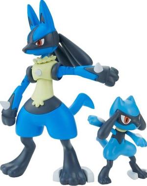 Pokemon Model Kit: Riolou and Lucario