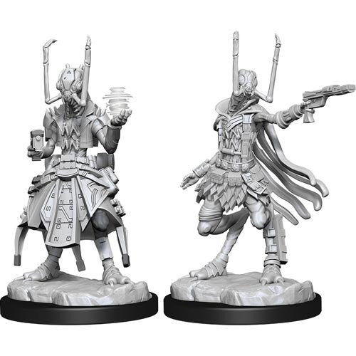Unpainted Starfinder Battles Miniature: Shirren Technomancer