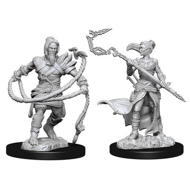 Magic Unpainted Miniatures: Stoneforge Mystic and Kor Hookmaster