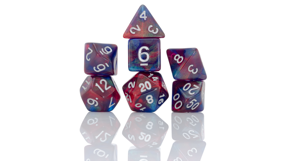 Sirius Polyhedral Dice Set 7ct with bonus D20