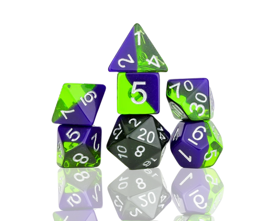 Sirius Polyhedral Dice Set 7ct with bonus D20