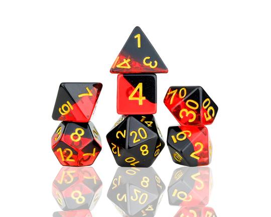 Sirius Polyhedral Dice Set 7ct with bonus D20