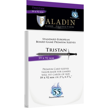 Paladin "Tristan" Standard European Board Game Sleeves 59 x 92 mm