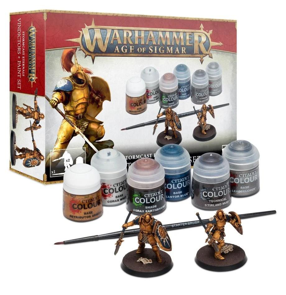 Warhammer Age of Sigmar: Vindictors + Paints Set