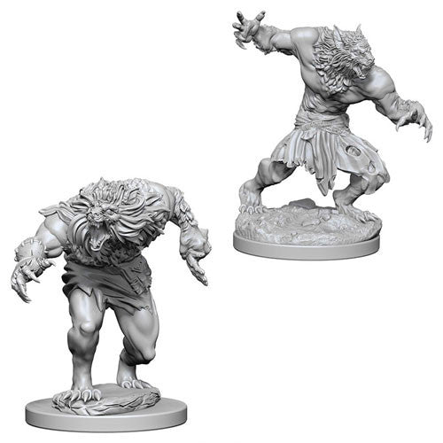 Unpainted D&D Miniature: Werewolves