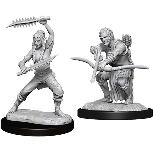 Unpainted D&D Miniature: Wildhunt Shifter Ranger