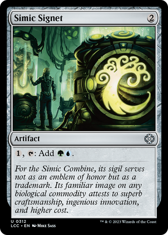 Simic Signet [The Lost Caverns of Ixalan Commander]