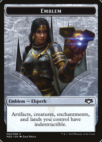 Elspeth, Knight-Errant Emblem [Mythic Edition Tokens]