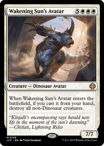 Wakening Sun's Avatar [The Lost Caverns of Ixalan Commander]