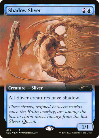 Shadow Sliver (Extended Art) [Secret Lair Drop Promos]