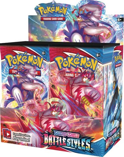 Battle Styles Booster Display