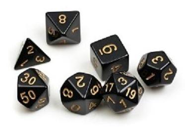 Sirius Polyhedral Dice Set 7ct with bonus D20