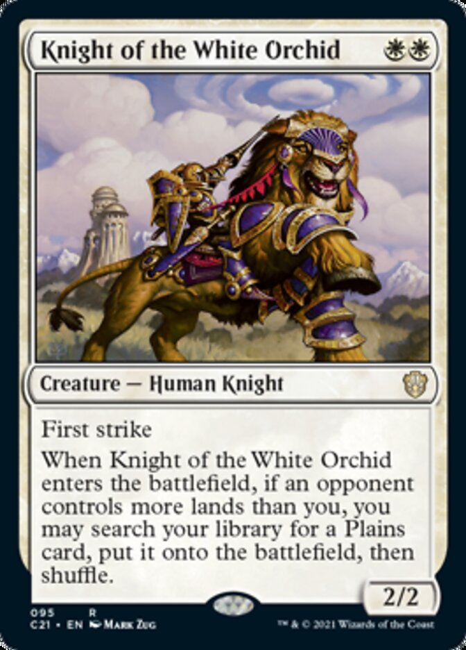 Knight of the White Orchid [Commander 2021]