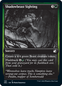 Shadowbeast Sighting [Innistrad: Double Feature]
