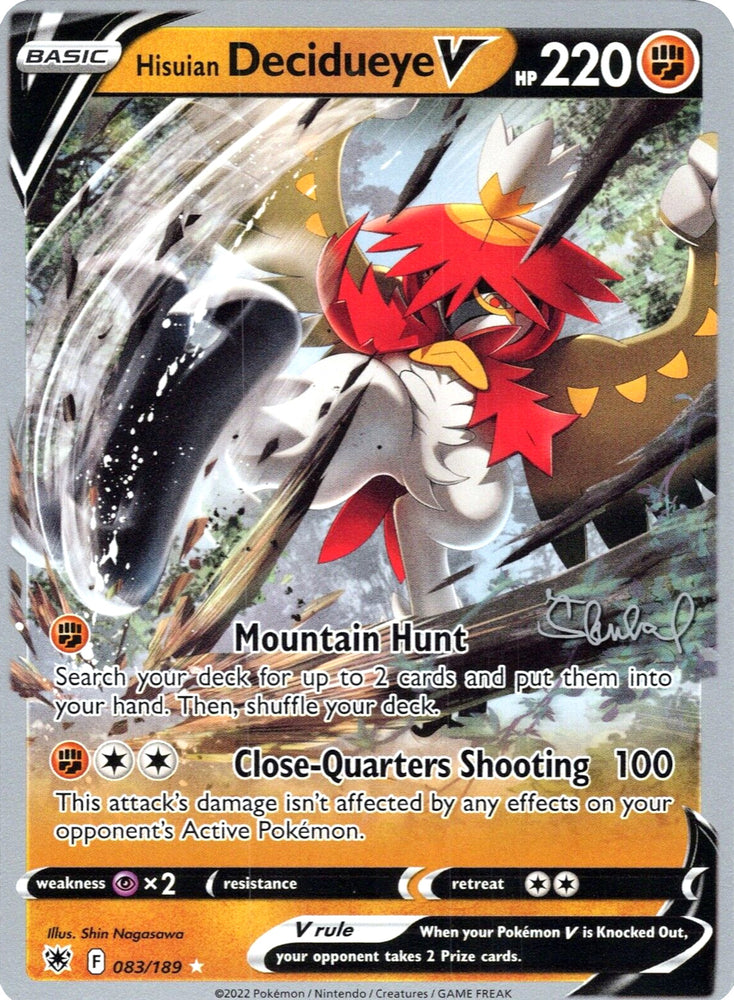 Hisuian Decidueye V (083/189) (ADP - Ondrej Skubal) [World Championshi