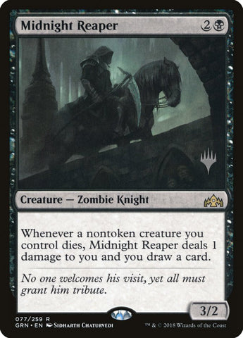 Midnight Reaper (Promo Pack) [Guilds of Ravnica Promos]