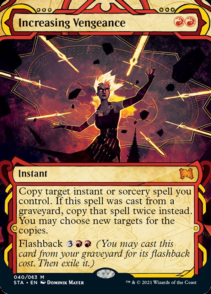 Increasing Vengeance (Foil Etched) [Strixhaven: School of Mages Mystical Archive]