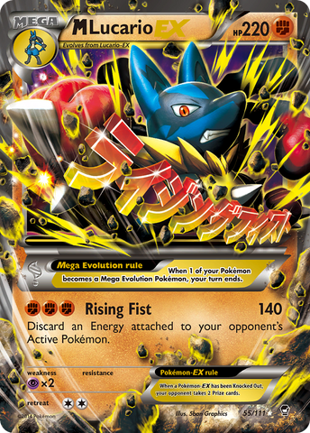 M Lucario EX (55a/111) [XY: Furious Fists]