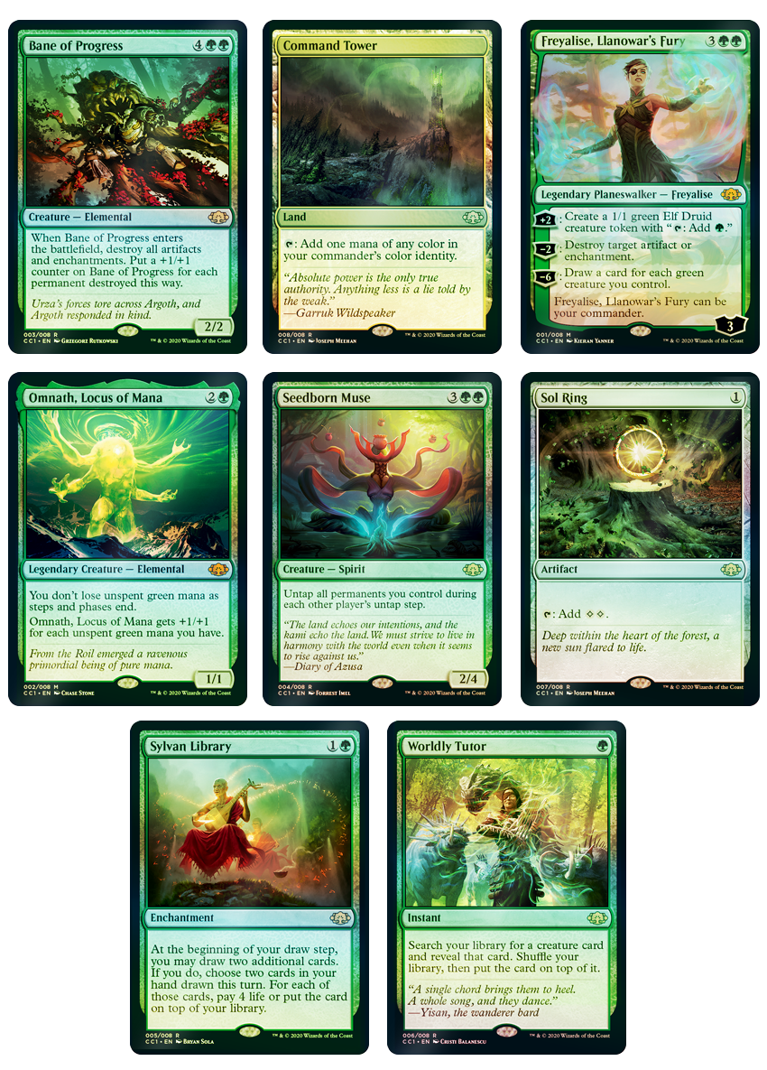 【即出荷】 Commander Collection: Green - Premium マジック：ザ・ギャザリング