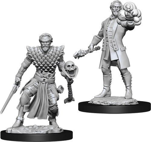 Unpainted D&D Miniature: Human Warlock