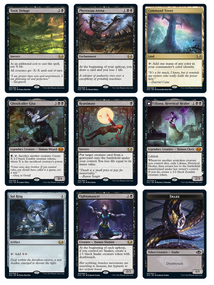 mtg commander collection black card list Commander Collection: Black