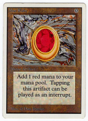 Mox Ruby- Unlimited - HP #367