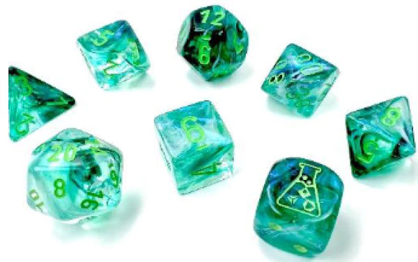 7CT LAB DICE Borealis Poly Set,  Kelp/Light Green