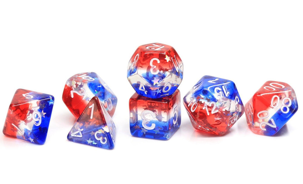 Sirius Polyhedral Dice Set 7ct with bonus D20