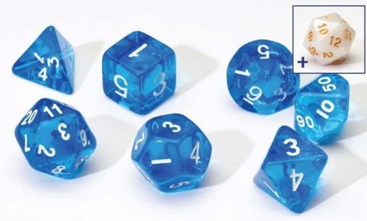 Sirius Polyhedral Dice Set 7ct with bonus D20