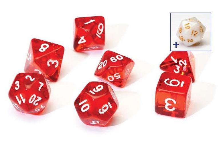 Sirius Polyhedral Dice Set 7ct with bonus D20