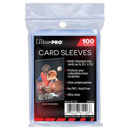 Ultra Pro Soft Sleeves 100ct