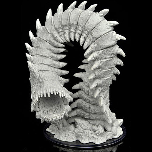 Unpainted D&D Miniature: Purple Worm